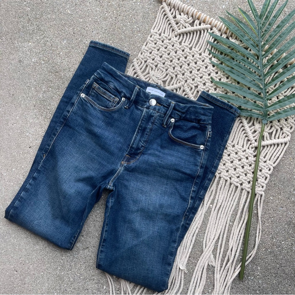 Good American High Rise Skinny Jeans Size 4 / 27